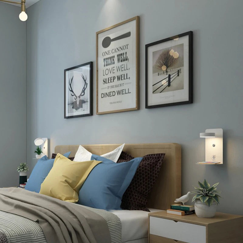Applique Murale avec Port USB – Lecture Tête de Lit Chambre