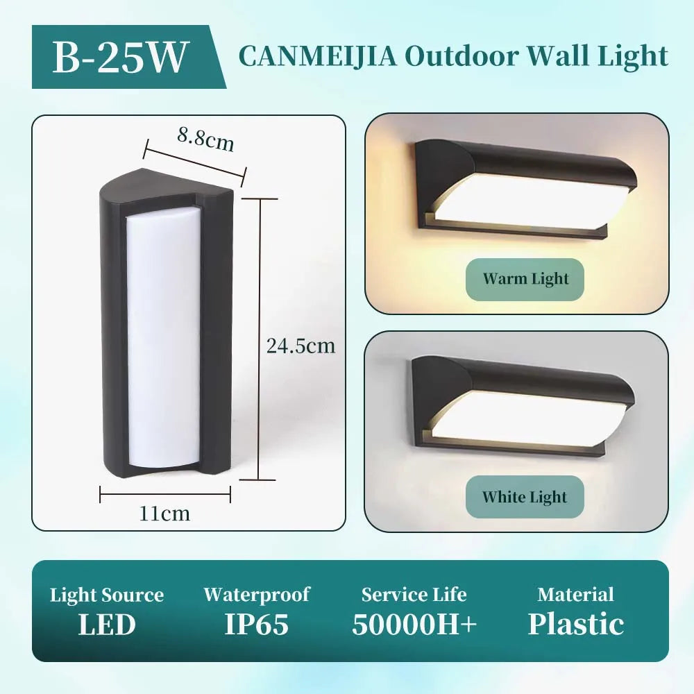 Applique LED Extérieure IP65 – Jardin Terrasse Entrée