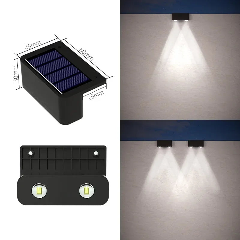 Applique Solaire Murale Extérieure – Pack 1, 2 ou 4 Pièces