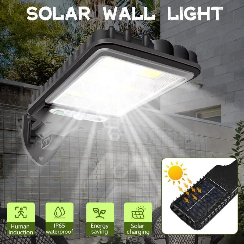 Applique Solaire LED Détecteur de Mouvement – Extérieur Jardin Cour