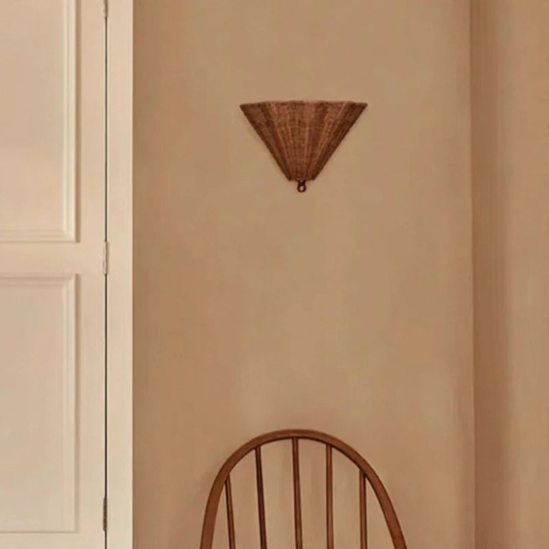Applique Rotin Wabi-Sabi Japonais – Salon Restaurant Cosy