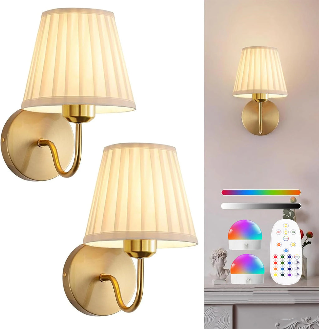 Applique Tissu Sans Fil 15 Couleurs RGB – Chambre Salon Entrée