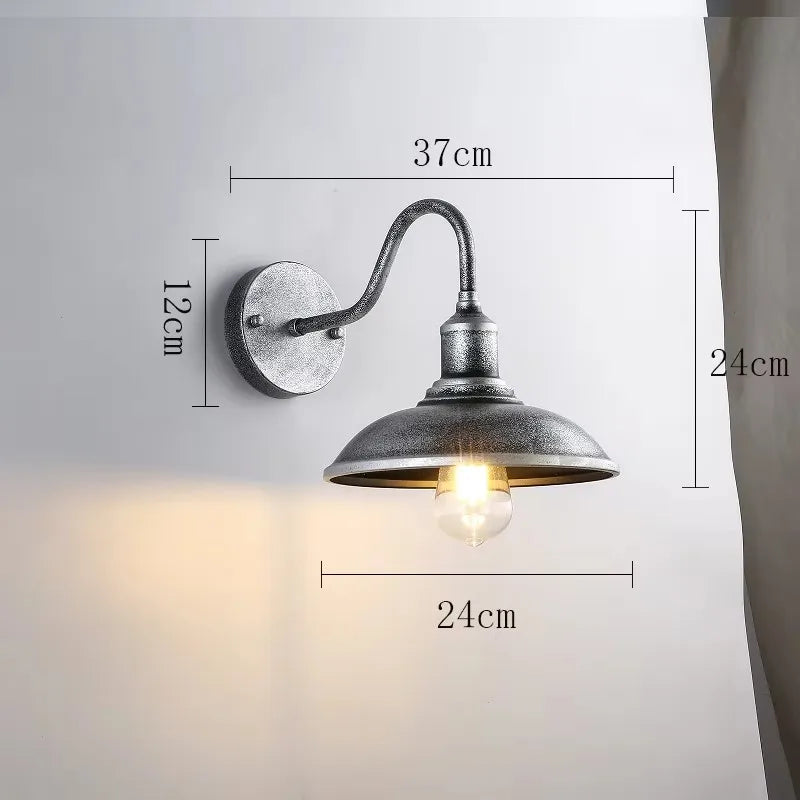 Applique Fer Forgé Vintage Waterproof – Usage Intérieur et Extérieur