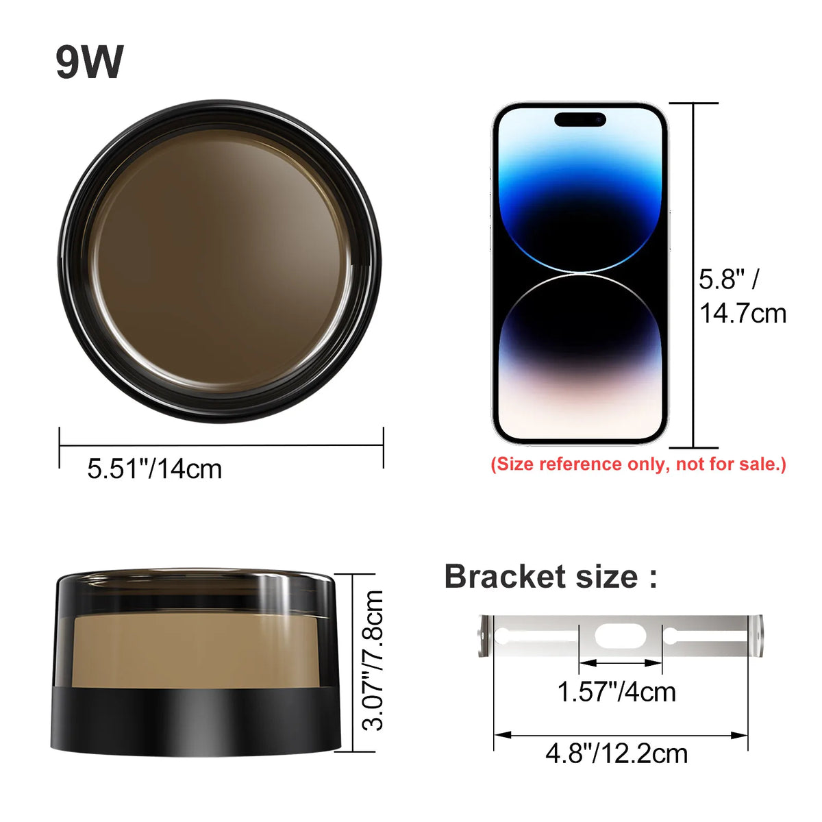 Applique LED Géométrique Ronde ou Carrée – Intérieur Extérieur