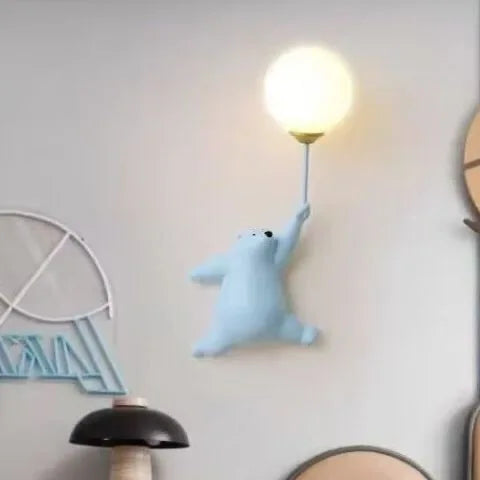 Applique Ourson LED – Veilleuse Douce Chambre Enfant