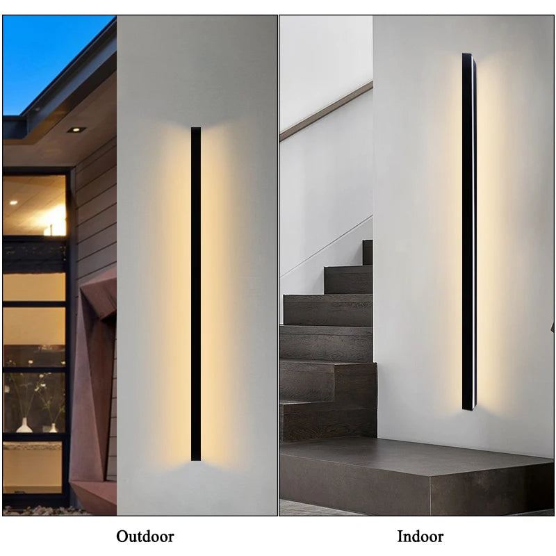 Applique LED Linéaire Extérieure IP65 – Bande Aluminium Façade