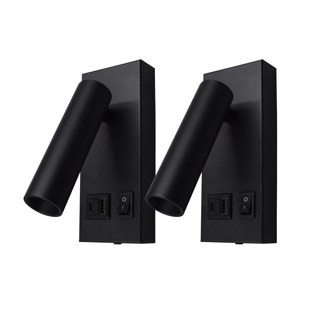 Applique Lecture Orientable Port USB-C – Hôtel Tête de Lit