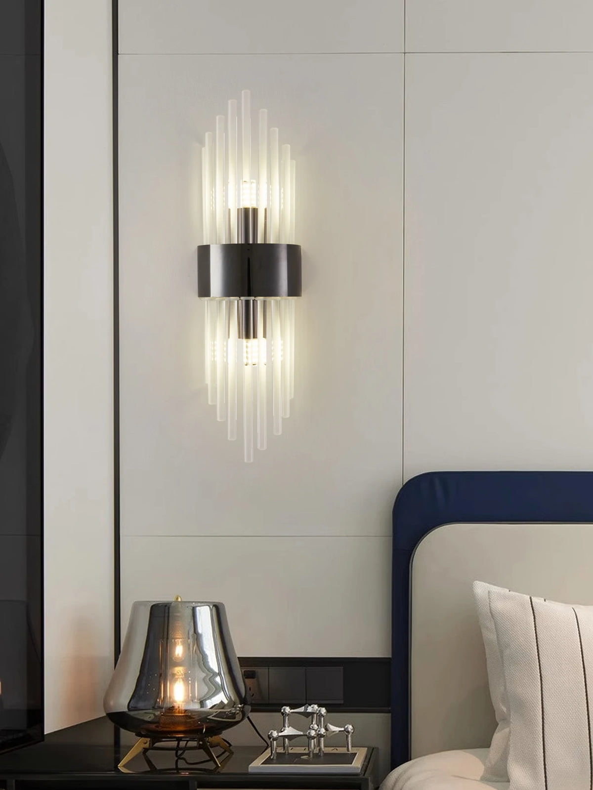 Applique Cristal Dorée G9 – Salon Chambre Style Luxe
