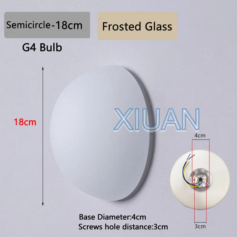 Applique Boule Verre Laiteux Français Bauhaus – Chambre Salle de Bain