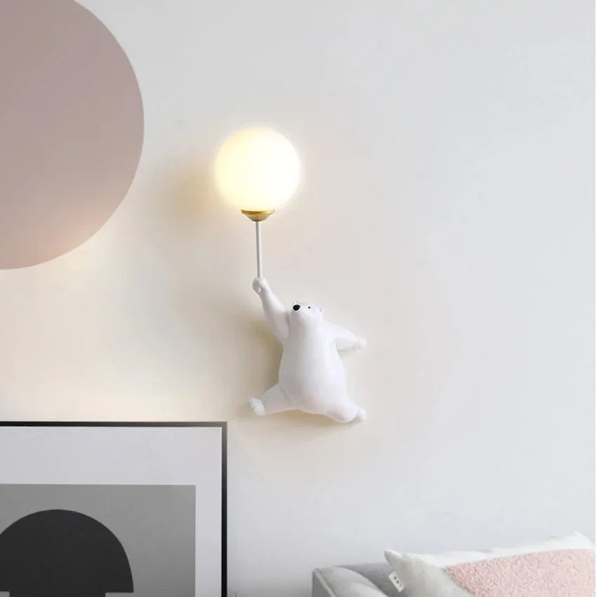 Applique Ourson LED – Veilleuse Douce Chambre Enfant