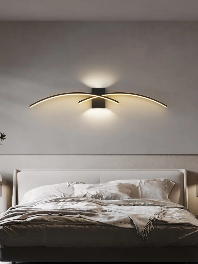 Applique LED Bande Minimaliste Loft – Fond Salon Chambre Design