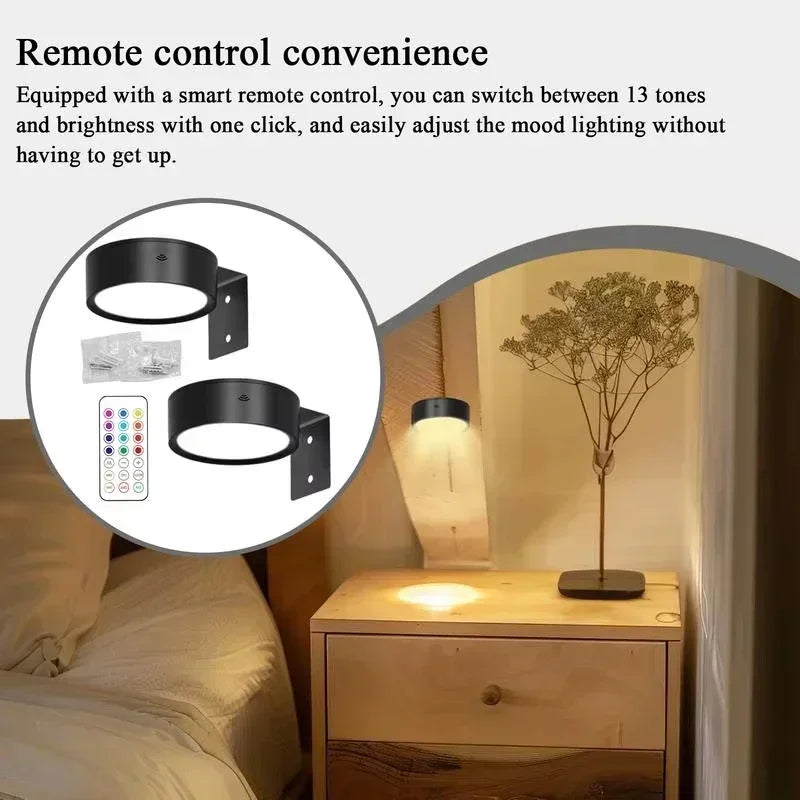 Applique LED Sans Fil Magnétique Dimmable – Tableau Décoration
