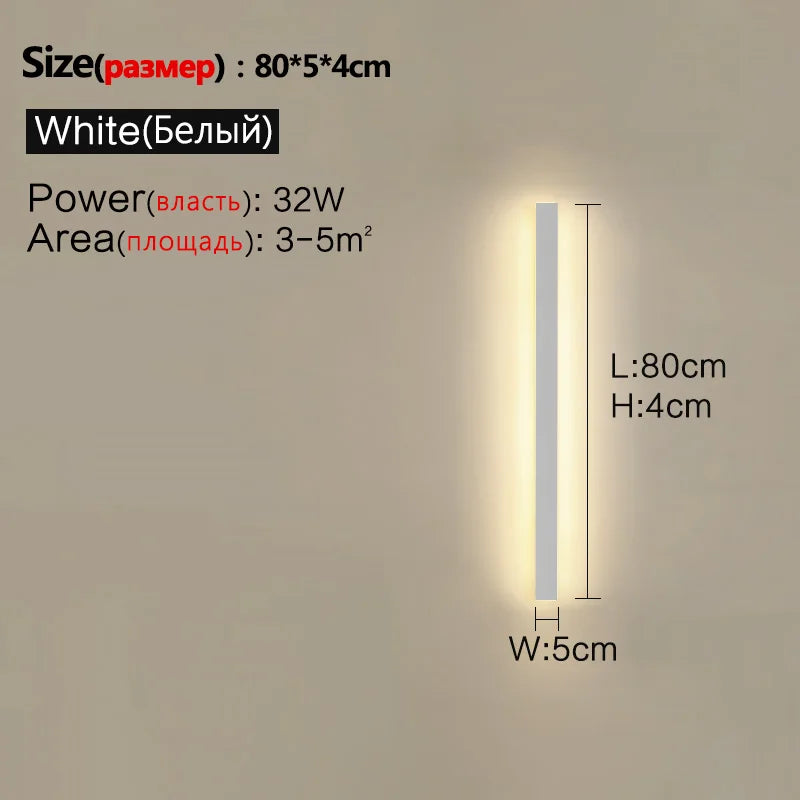 Applique LED Extérieure Waterproof Bande – Mur TV Jardin IP65
