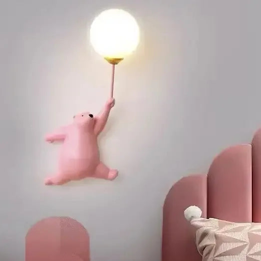 Applique Ourson LED – Veilleuse Douce Chambre Enfant