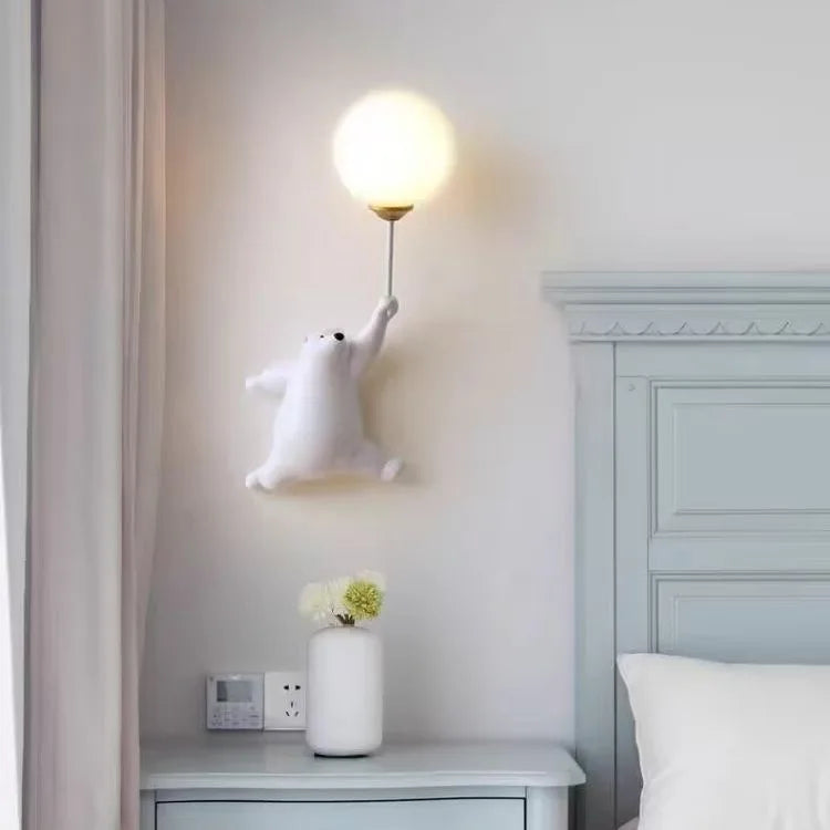 Applique Ourson LED – Veilleuse Douce Chambre Enfant