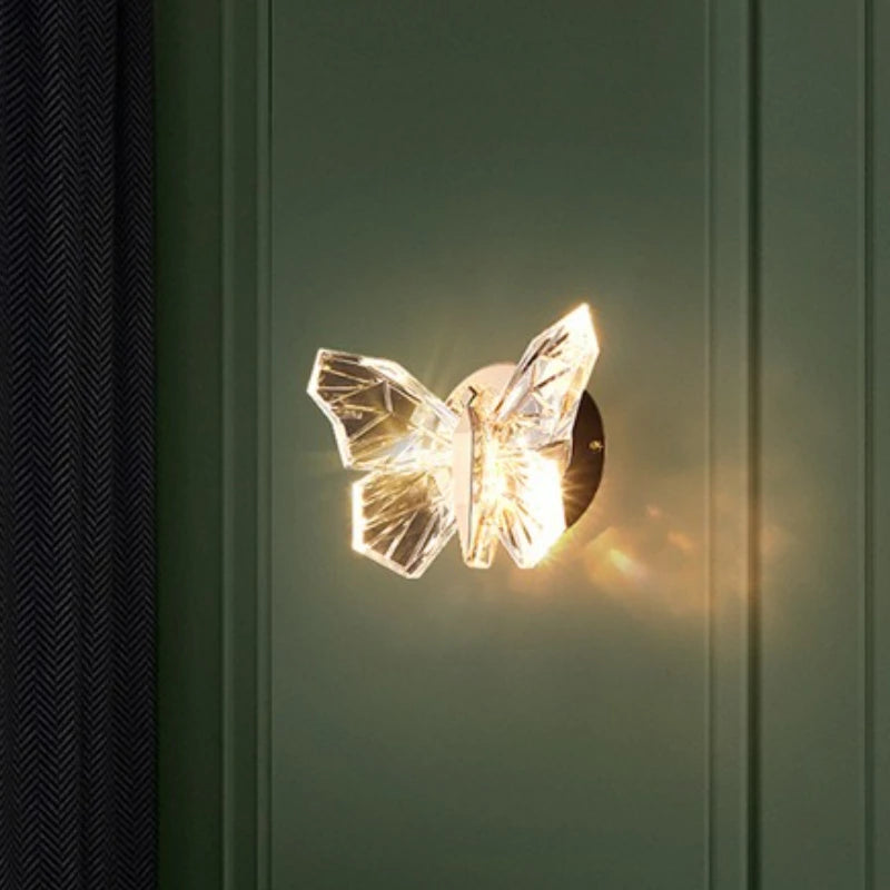 Applique Papillon LED Aluminium – Décor Graphique et Délicat