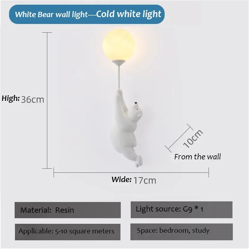 Applique Ourson LED – Veilleuse Douce Chambre Enfant