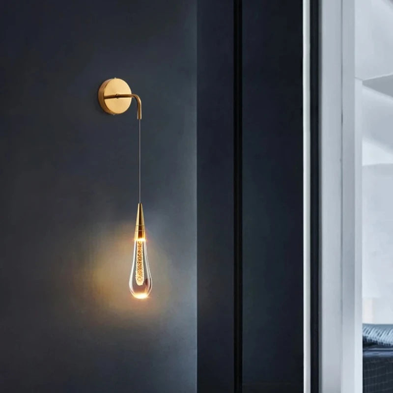 Applique Cristal Gouttes de Pluie – Glamour Chambre Salon