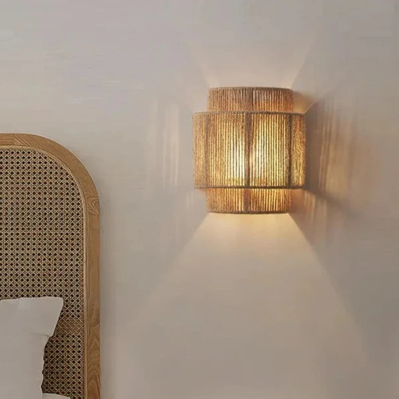 Applique Corde Jute Tressée Bohème – Farmhouse Chambre Salon