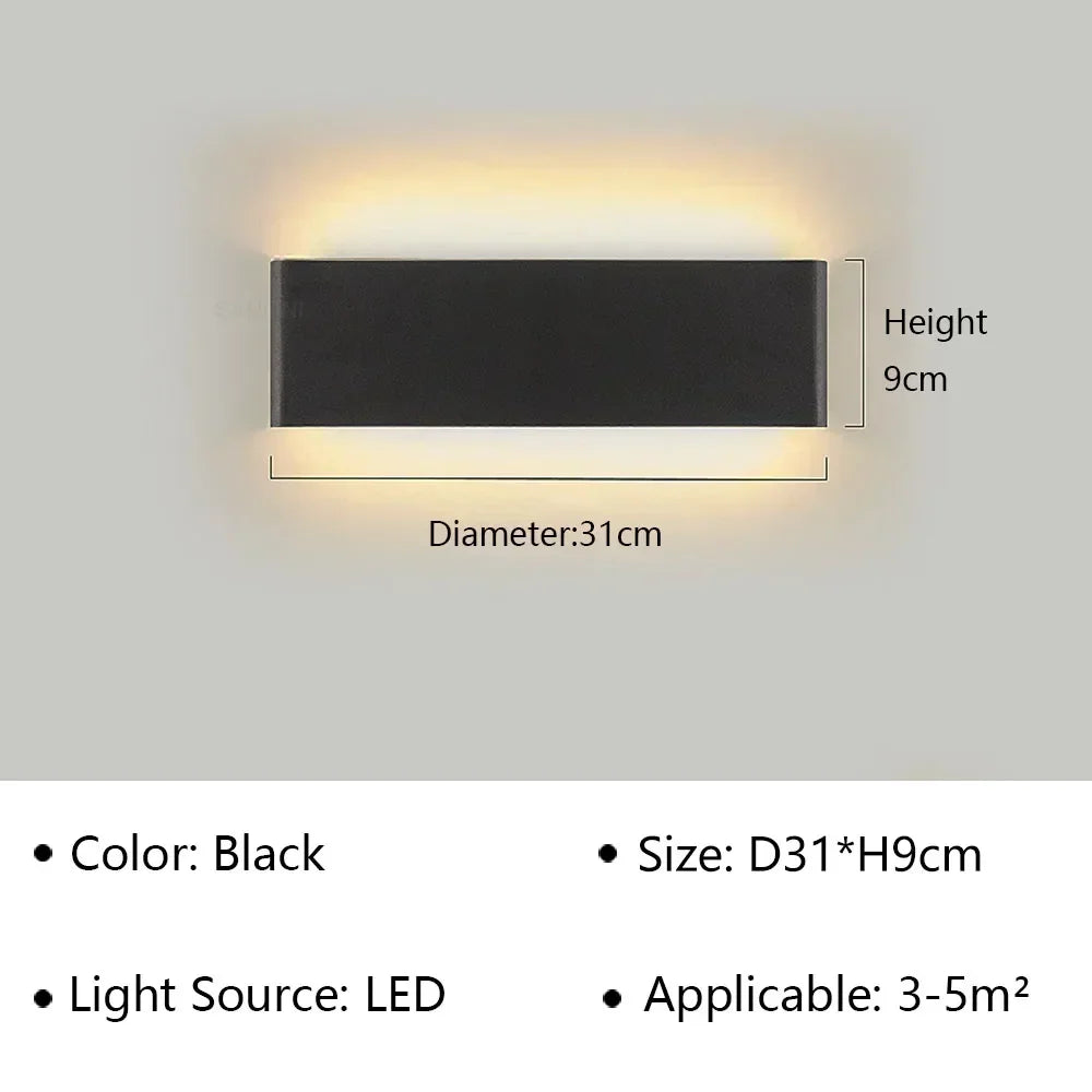 Applique LED Linéaire Aluminium – Chambre Salon Couloir Design