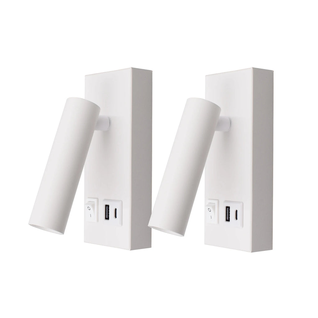 Applique Lecture Orientable Port USB-C – Hôtel Tête de Lit