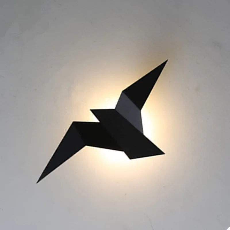Applique Oiseaux LED Nordique – Chambre Tête de Lit