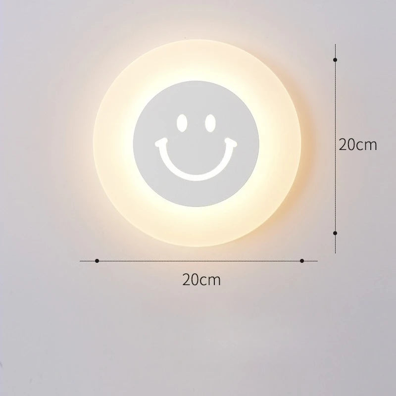 Applique Nuage Souriant – Veilleuse Créative Chambre Enfant