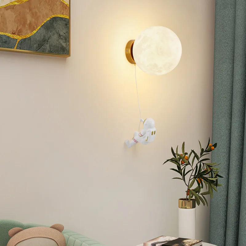Applique Lune LED – Veilleuse Douce Chambre Enfant