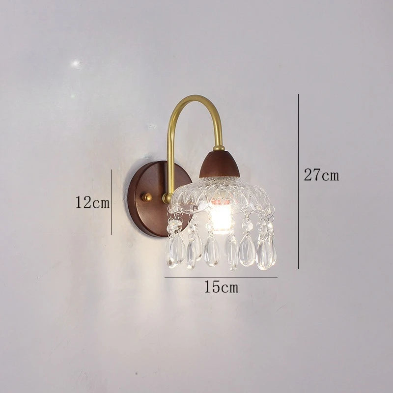 Applique Cuivre et Verre Opalin – Élégance Moderne Chambre Salon