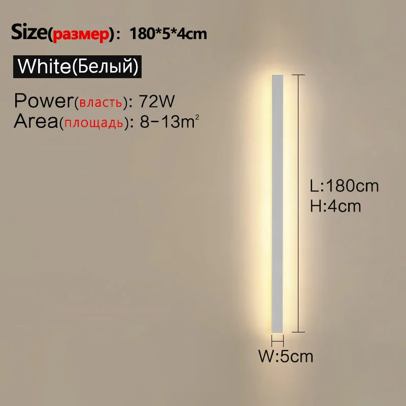 Applique LED Extérieure Waterproof Bande – Mur TV Jardin IP65