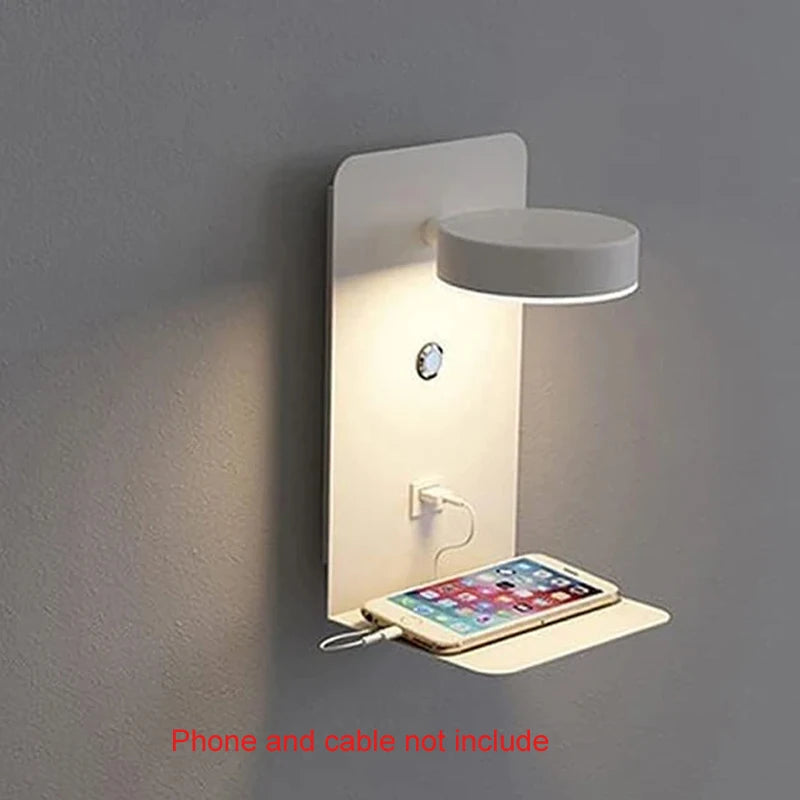 Applique Murale avec Port USB – Lecture Tête de Lit Chambre