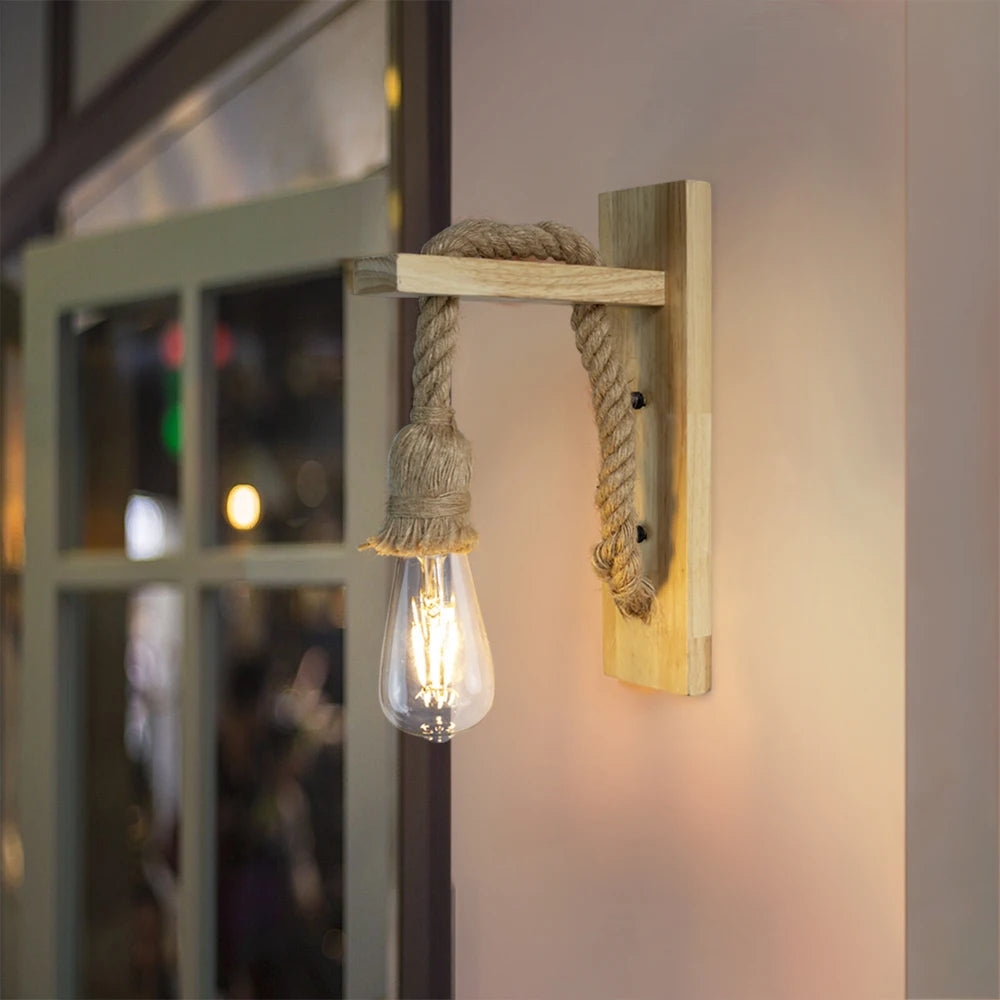 Applique Bois Nordique Vintage – Hôtel Loft Café Restaurant