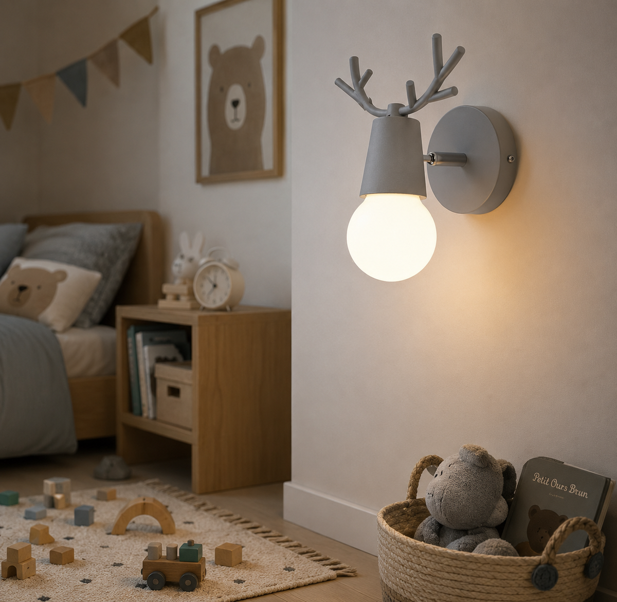 Applique Murale Renne – Chambre Enfant Déco Originale