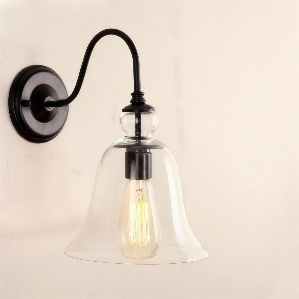 Applique Verre Cloche Americaine - vue produit