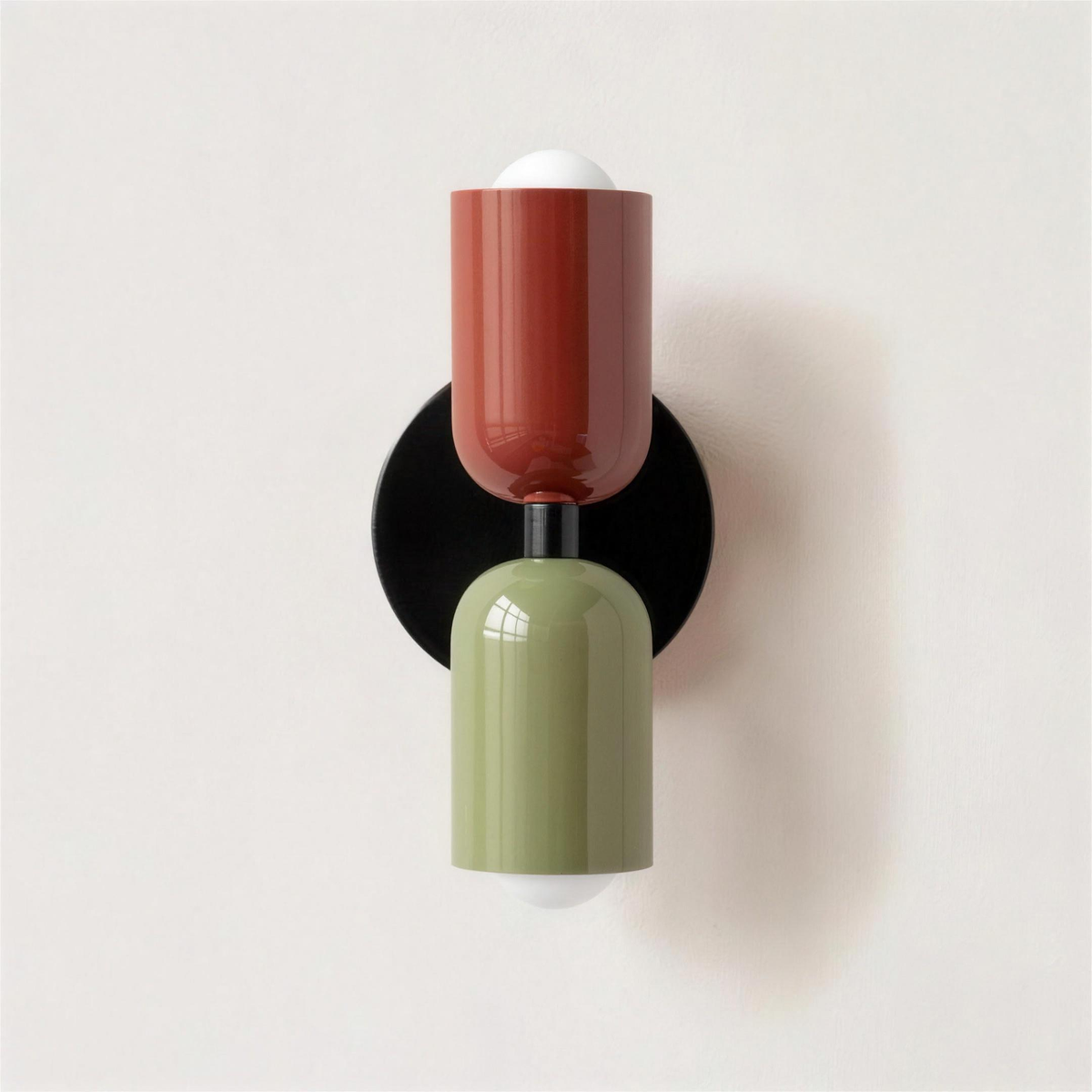 Applique macaron variante rouge vert