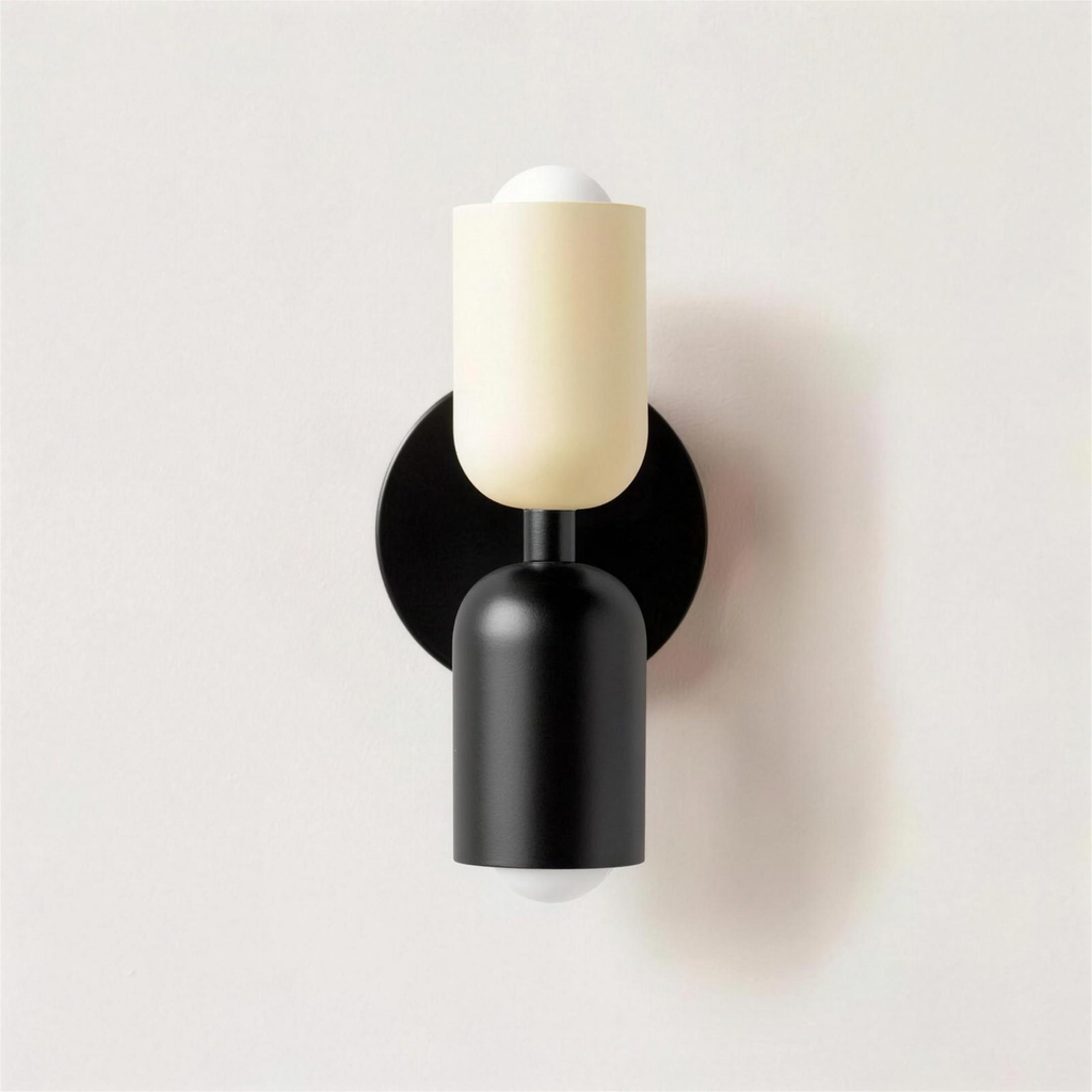 Applique macaron variante crème noir