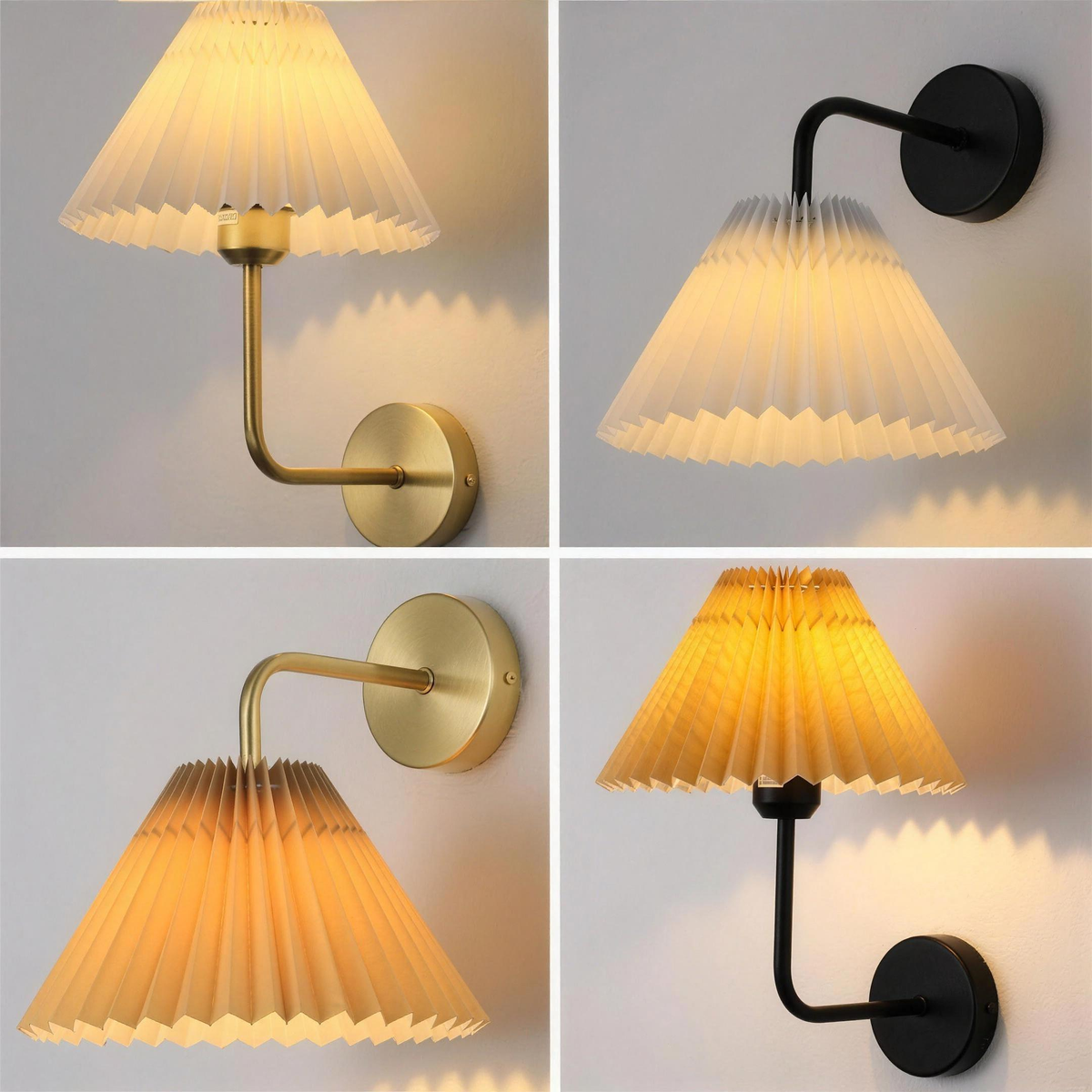 Applique plissee formes et finitions
