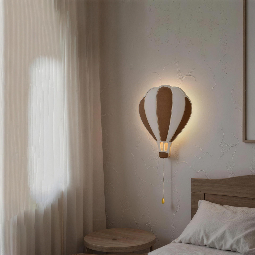 Veilleuse montgolfiere chambre bebe ambiance