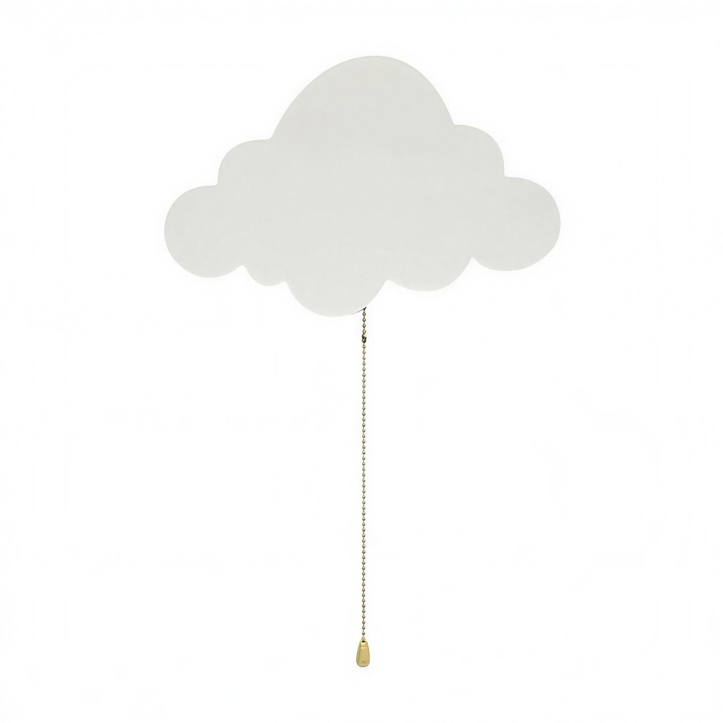 Veilleuse nuage bois bebe