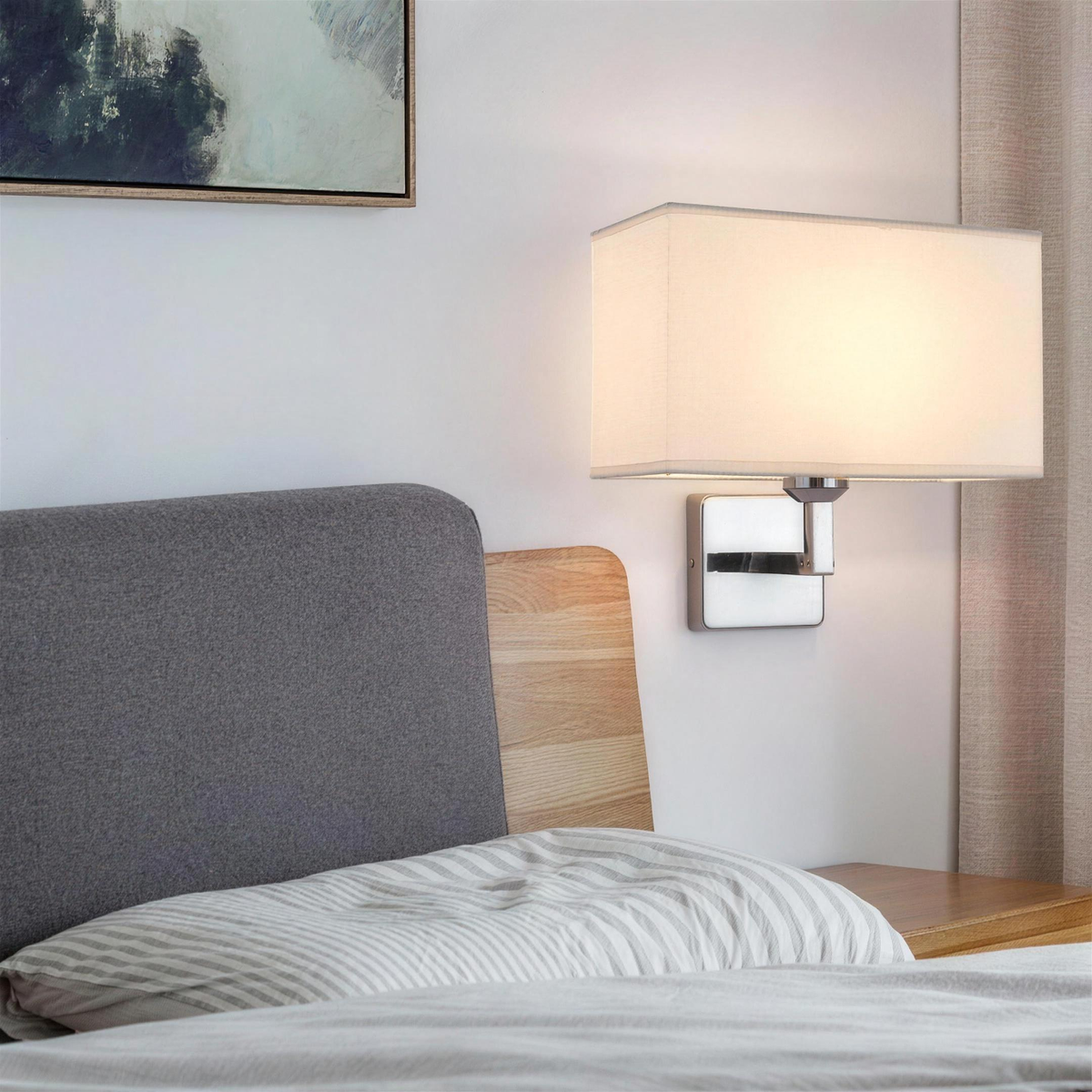 Applique orientable abat-jour tête de lit 2K