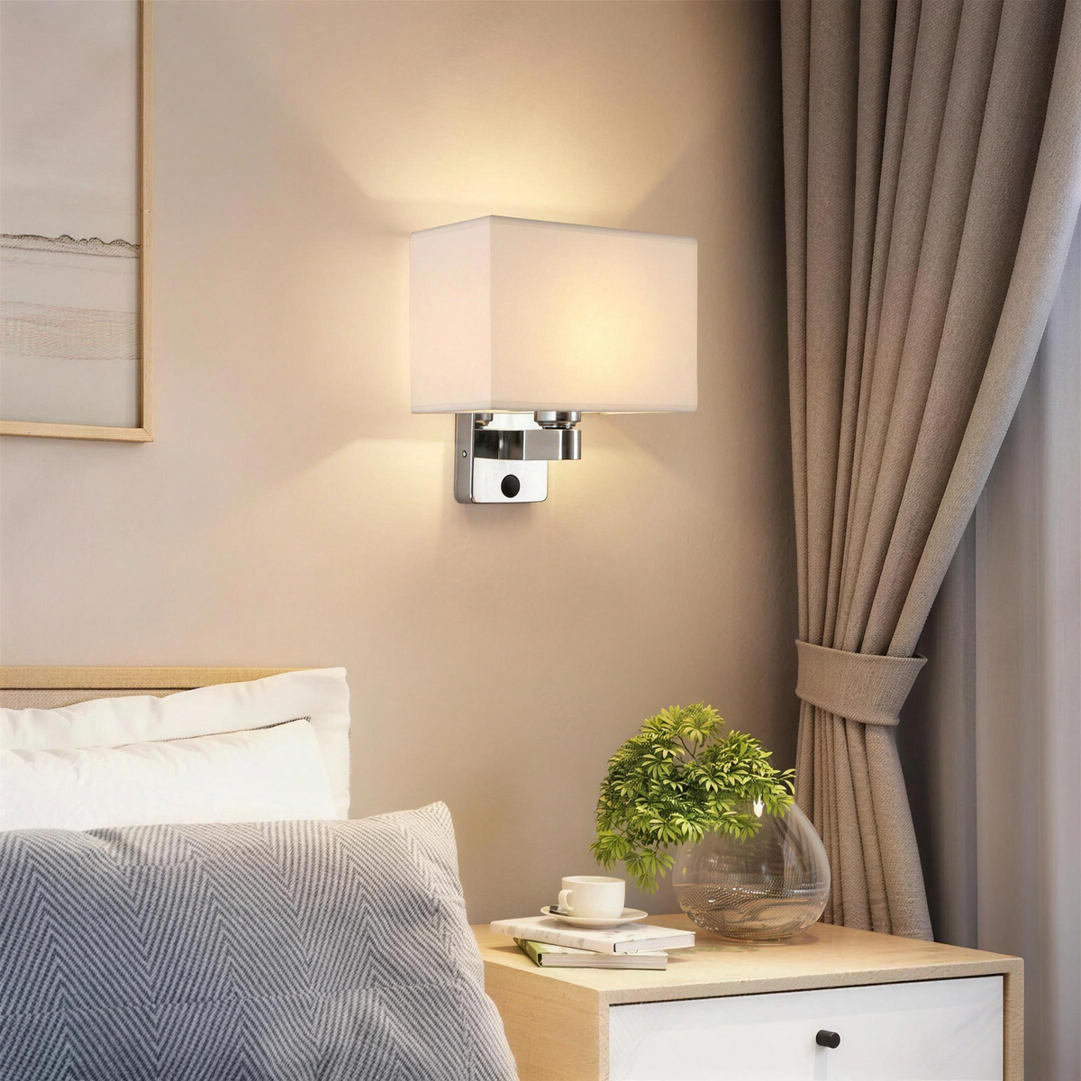Applique interrupteur chambre ambiance 2K