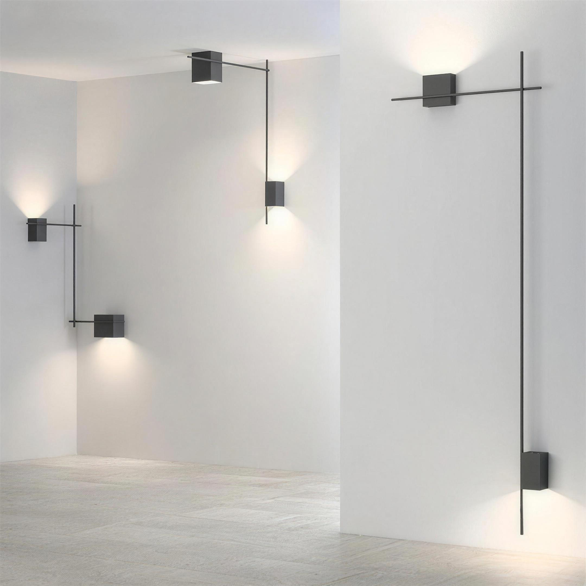Applique linéaire cubes composition murale 2K